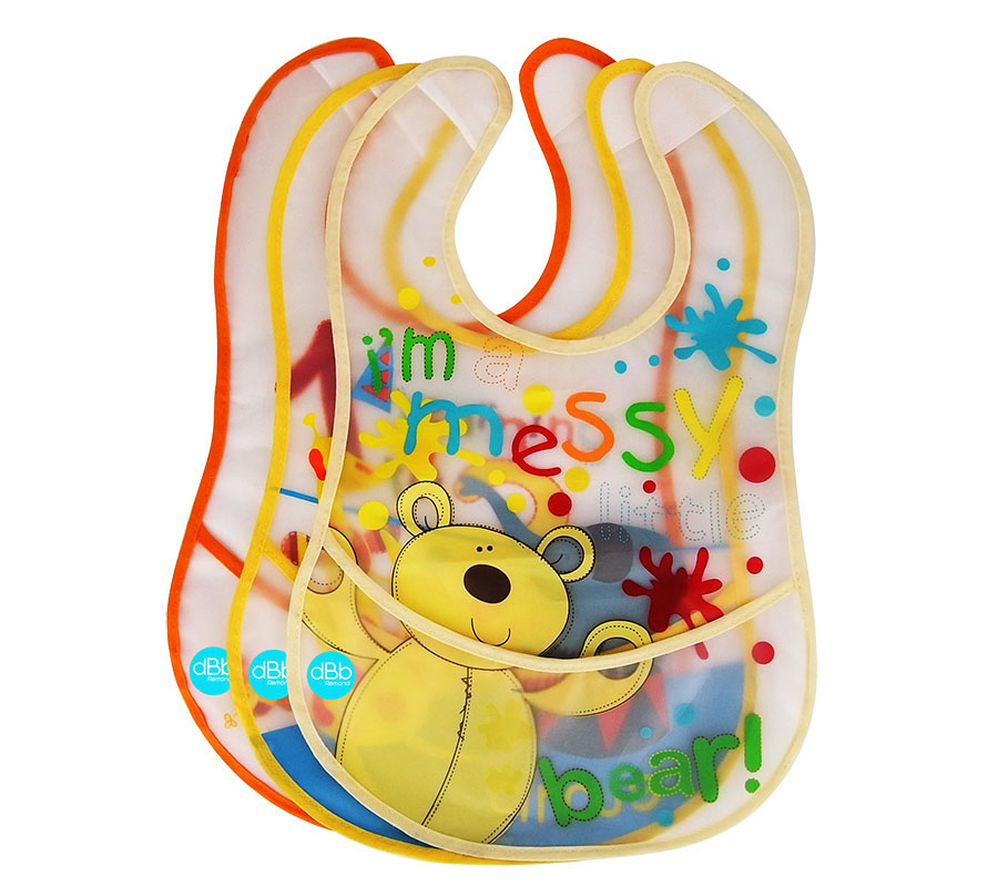 SET OF 3 BIBS