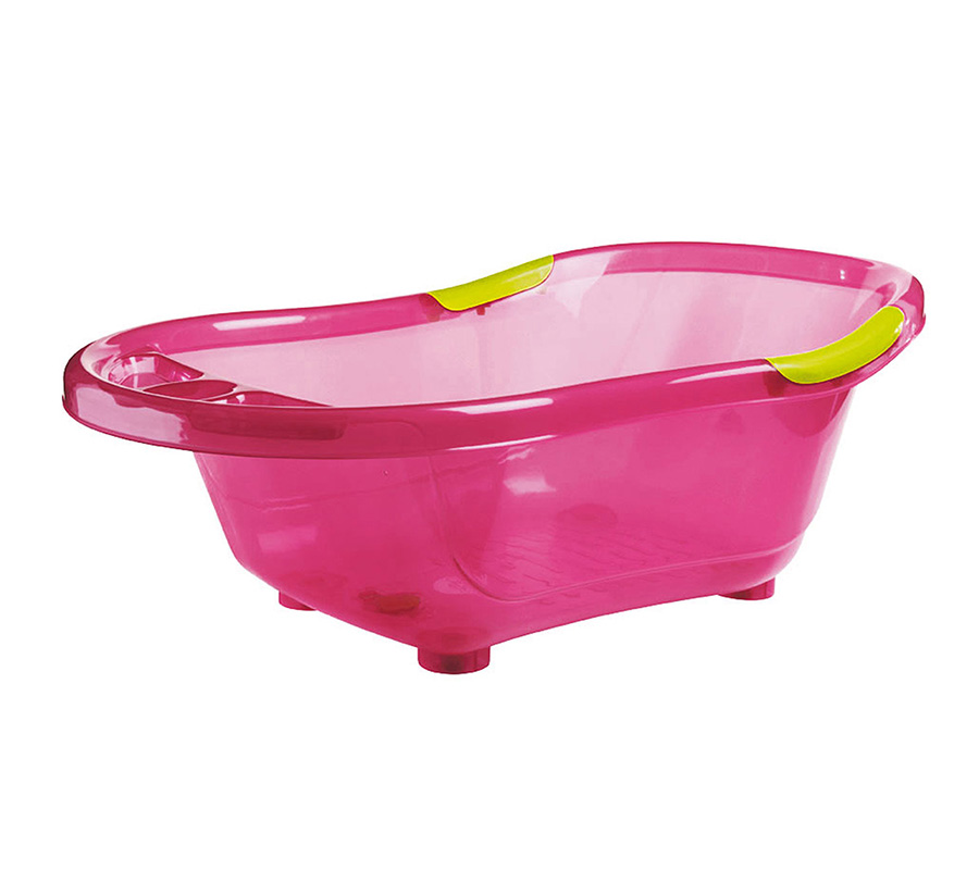 RIGID BATHTUB WITH DRAINING
