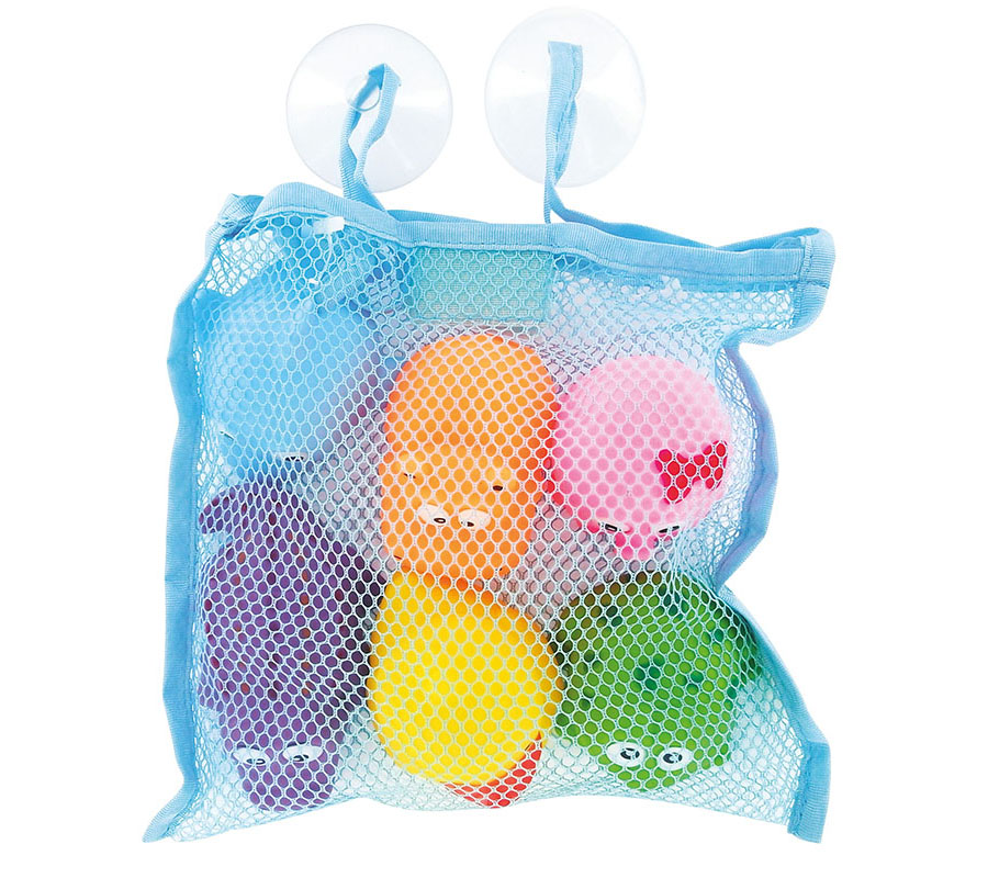 NET WITH BATH TOYS