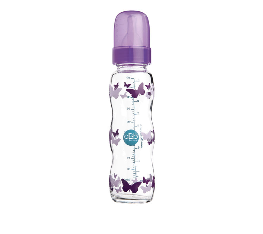 “AIR CONTROL” 290 ML FEEDING BOTTLE, “BUTTERFLIES” DECOR, SILICONE VARI-TEAT