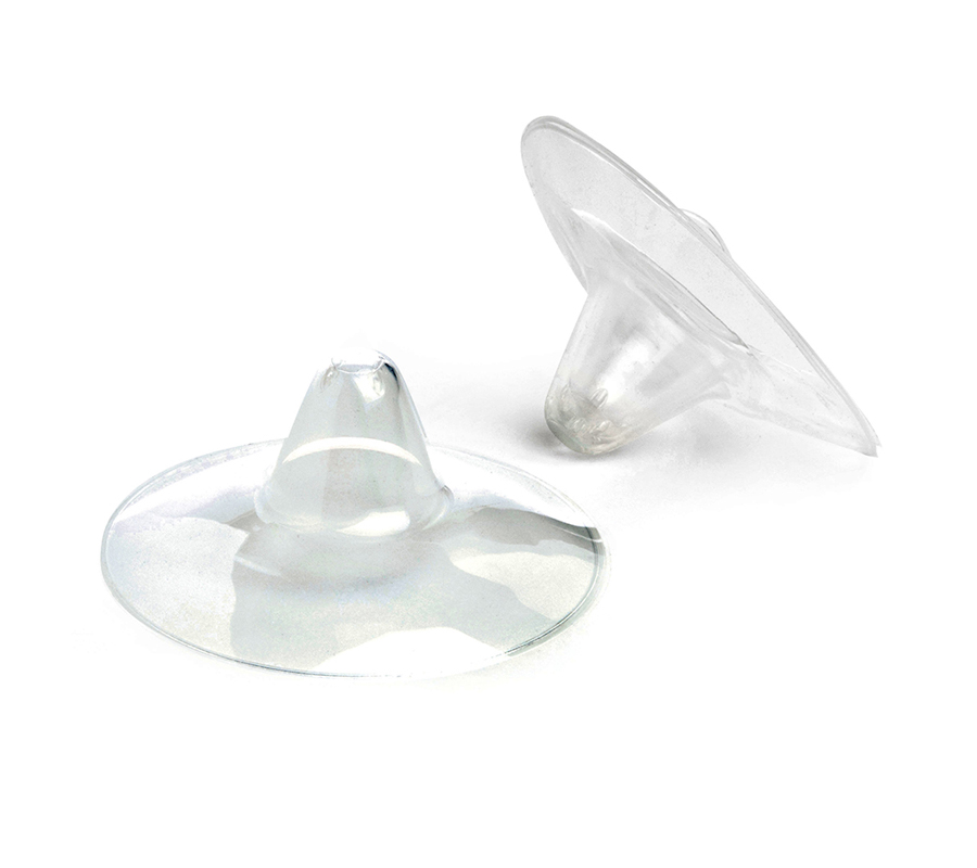 BLISTER OF 4 SILICONE NIPPLE SHIELDS