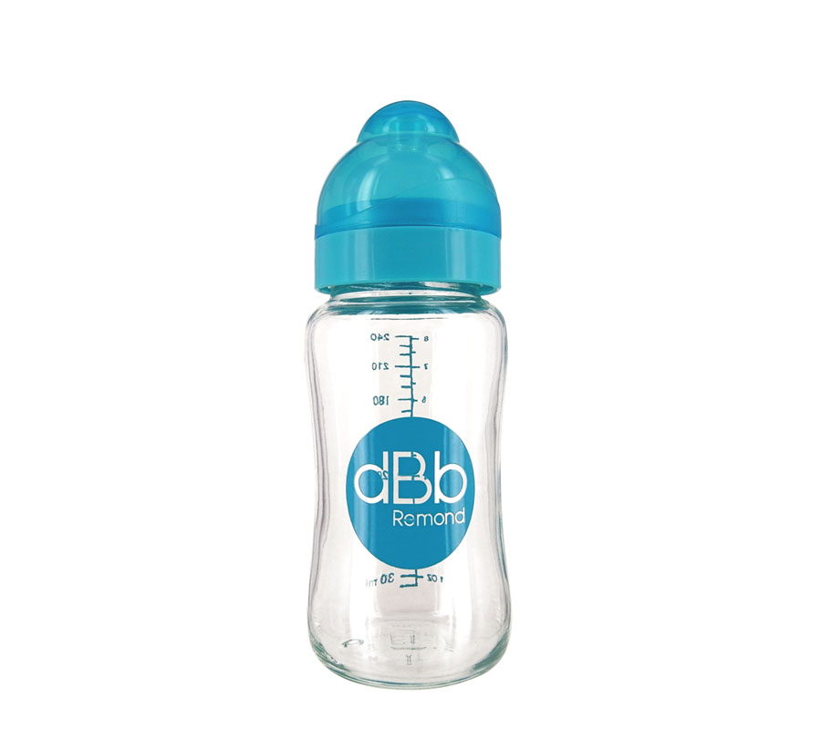 WIDE OPENING BABY BOTTLE IN GLASS – 8 OZ