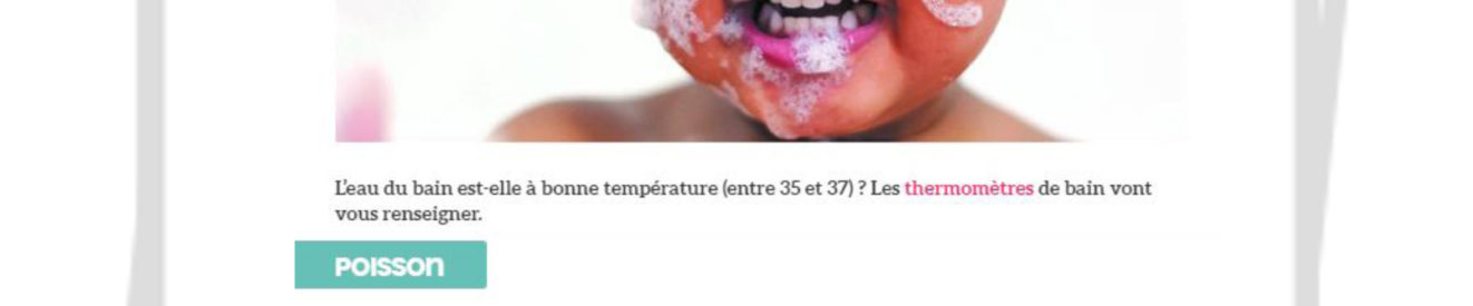 THERMOMÈTRE DE BAIN ÉLECTRONIQUE « POISSON »