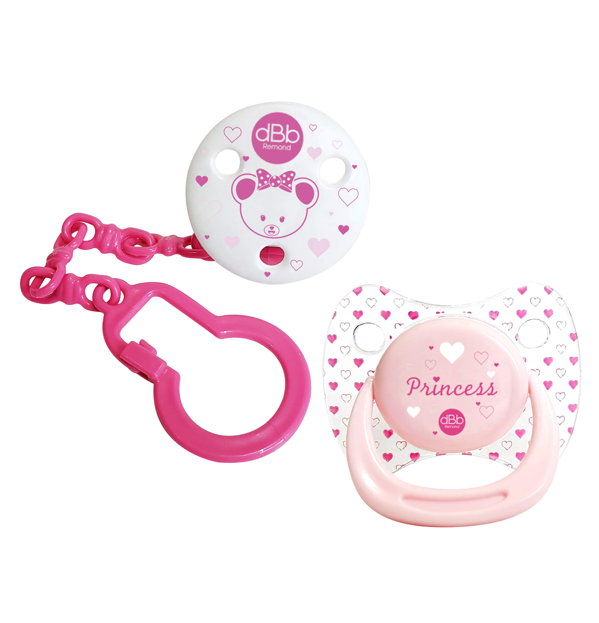 PACK SUCETTE + ATTACHE-SUCETTE « PRINCESS »